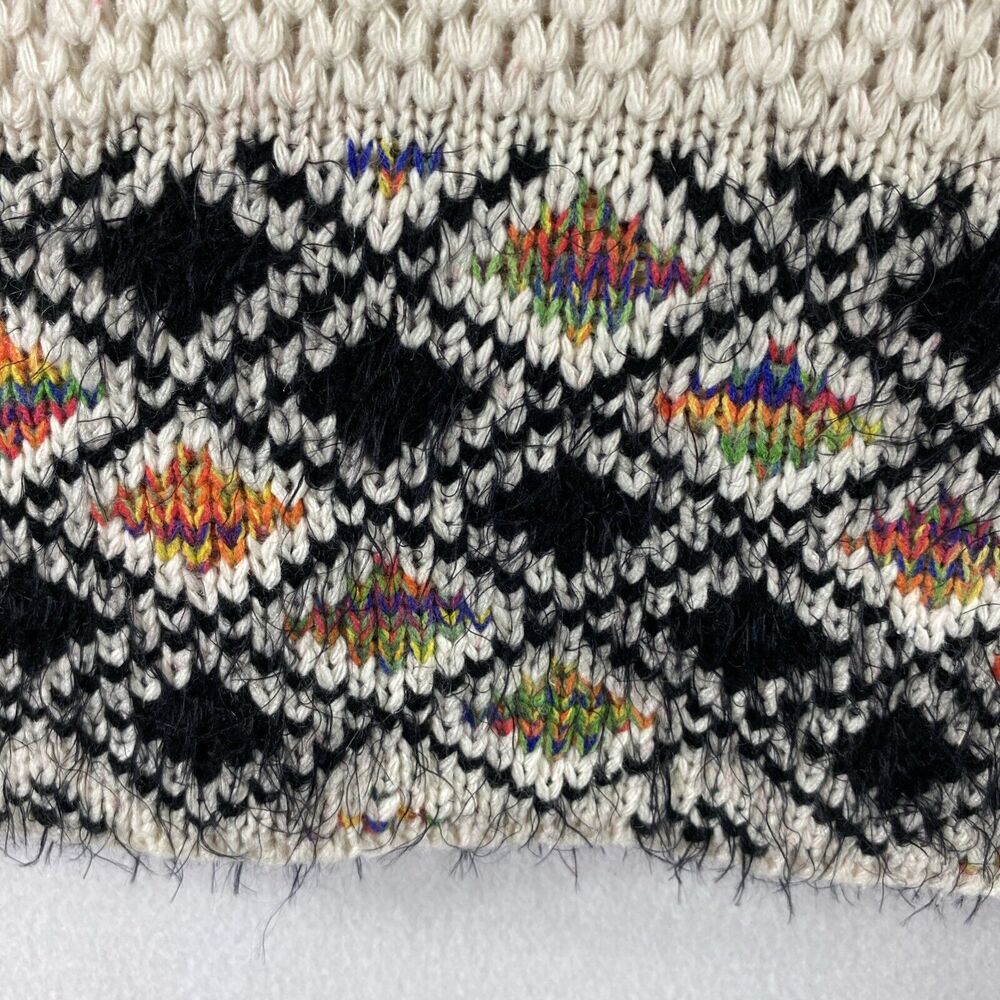 Chelsea & Violet Sweater Womens Medium Wool Blend Fringe Boho‎ Pullover Festival - Picture 4 of 10